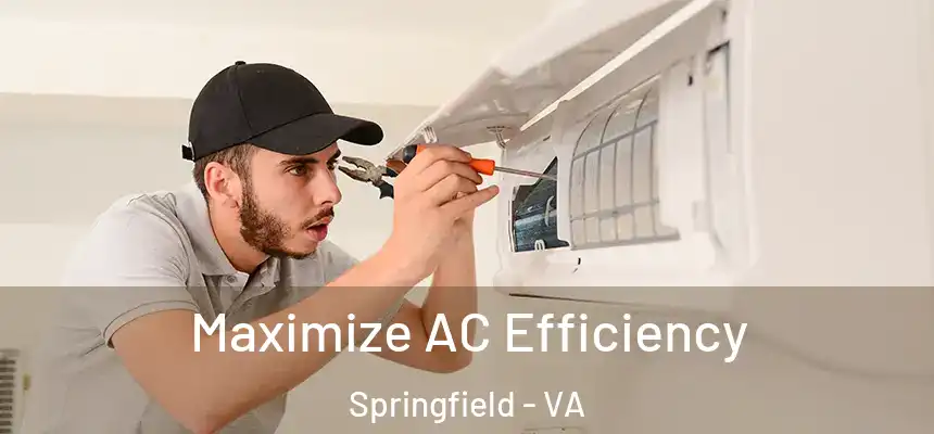 Maximize AC Efficiency Springfield - VA